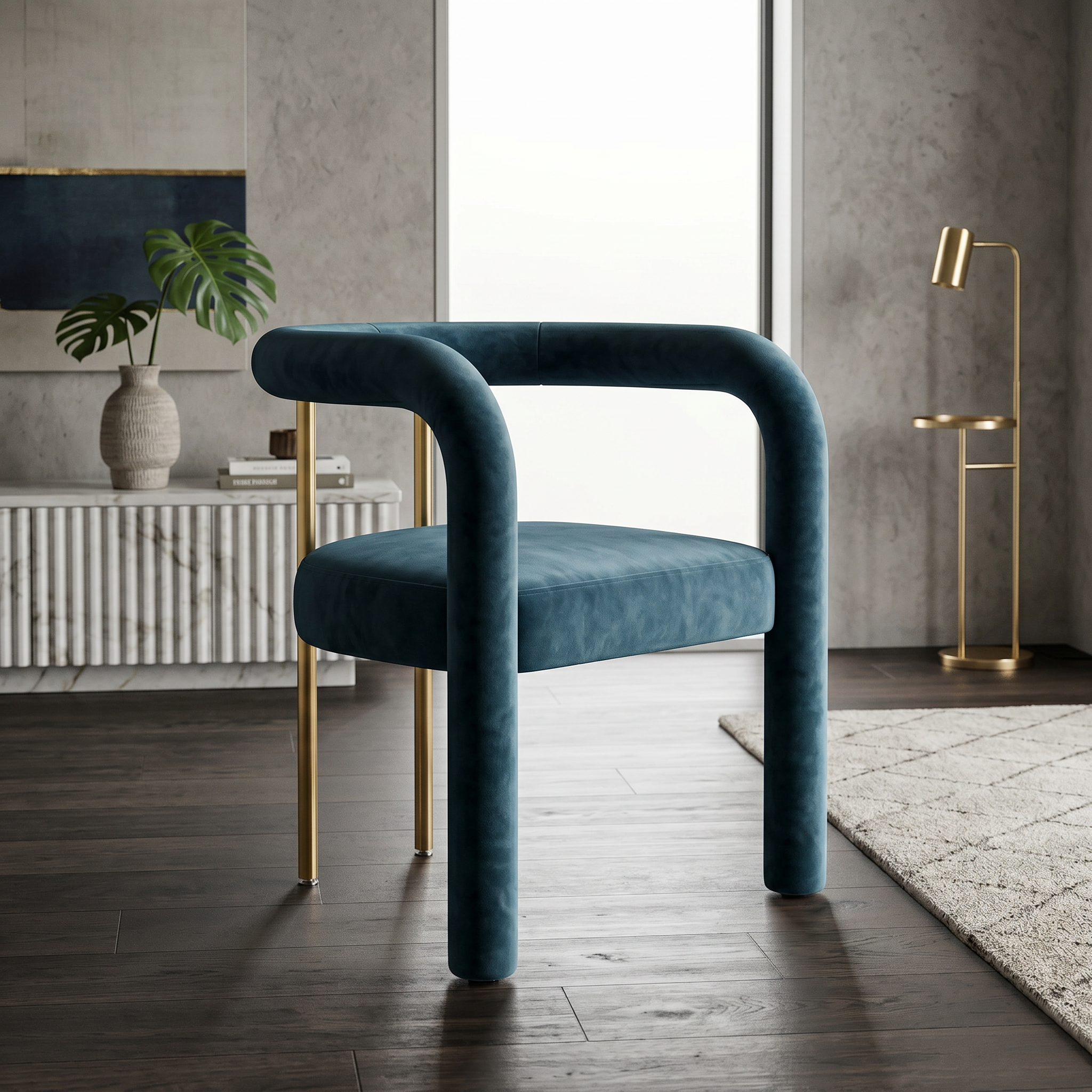 Scaun Premium Kinwell Lounge Chair, 71 x 65 x 60 cm, Homedit