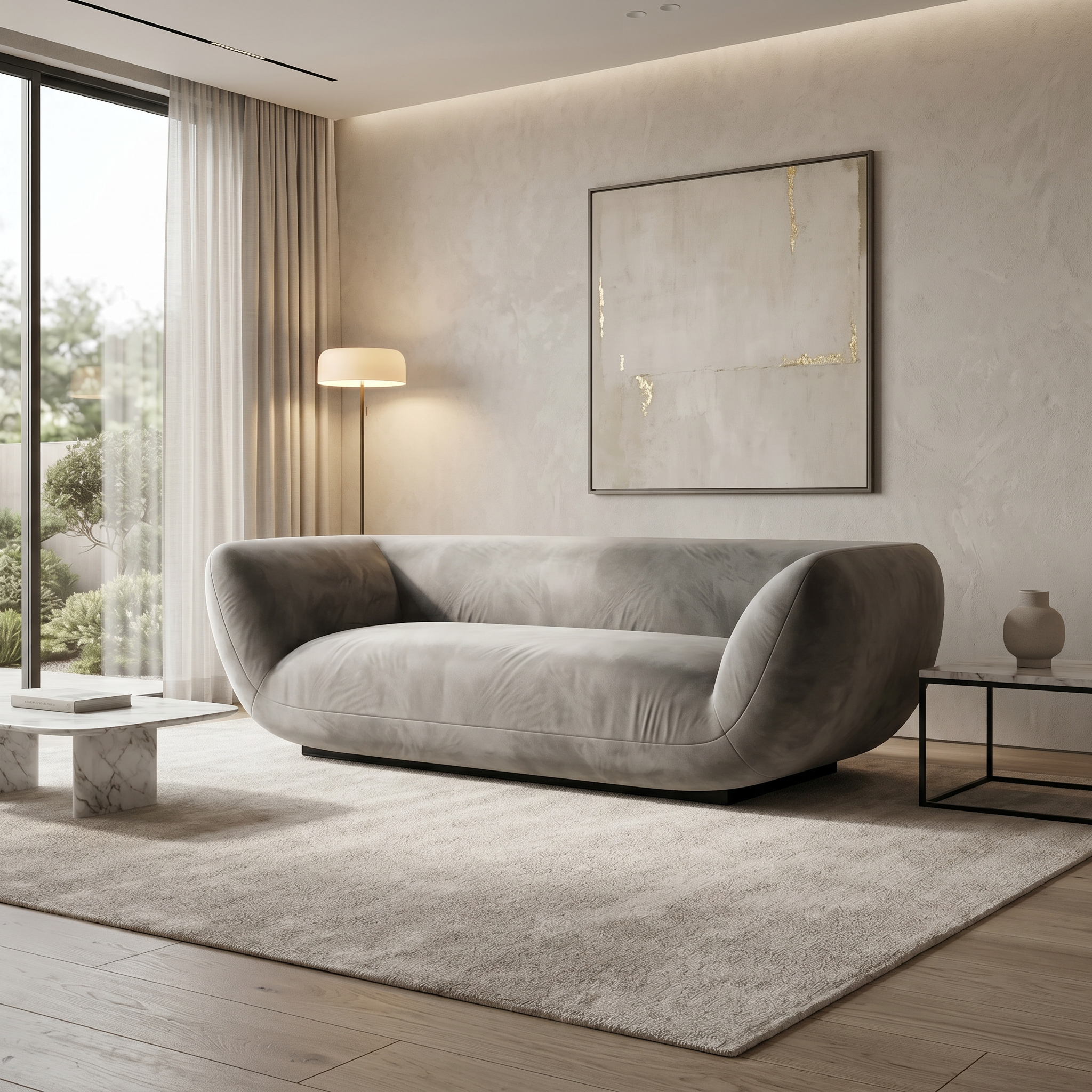 Canapea Premium 3 Locuri, Colette Sofa, 226 x 81 x 85 cm, Homedit