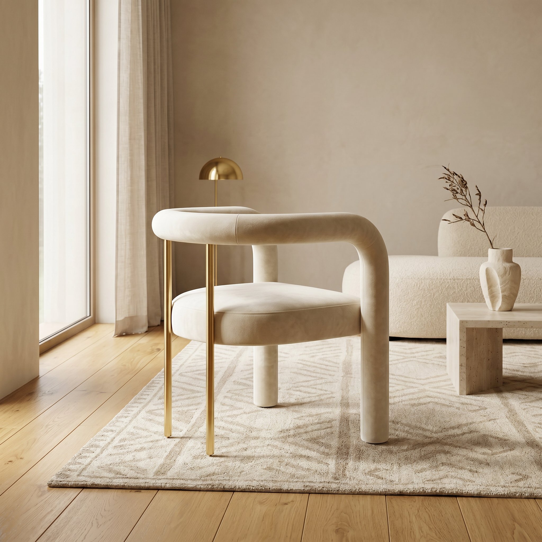Scaun Premium Kinwell Lounge Chair, 71 x 65 x 60 cm, Homedit