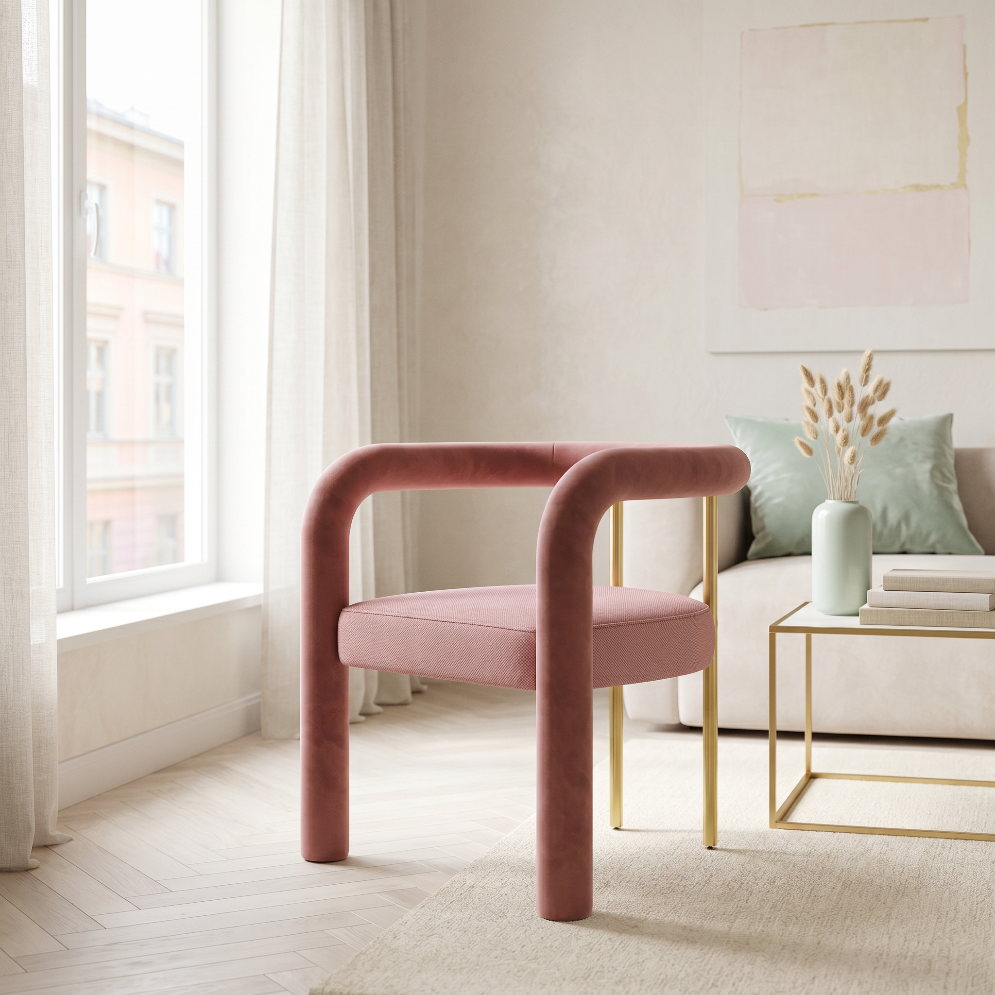 Scaun Premium Kinwell Lounge Chair, 71 x 65 x 60 cm, Homedit