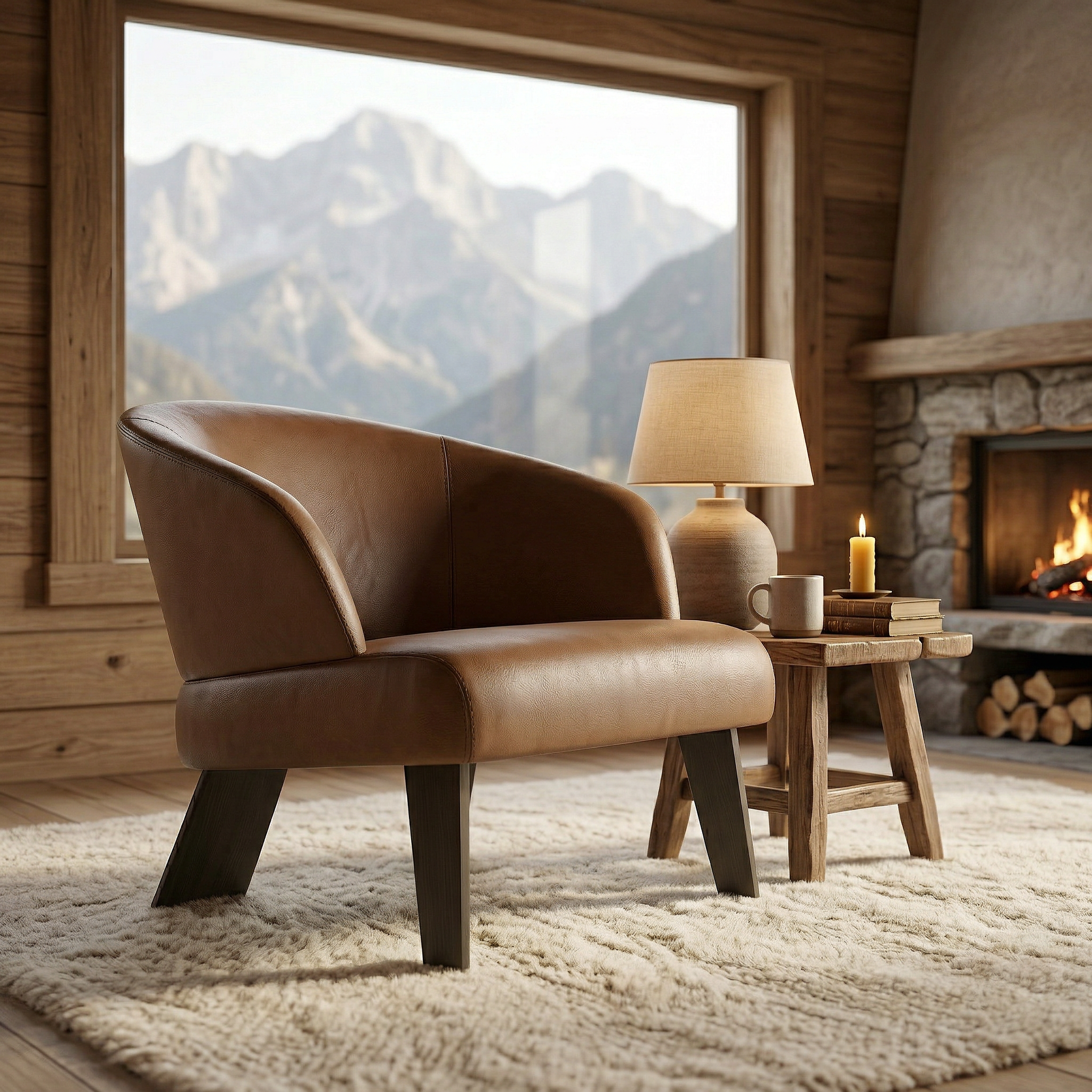 Fotoliu Liora Curve, 68 x 73 x 71 cm, Homedit