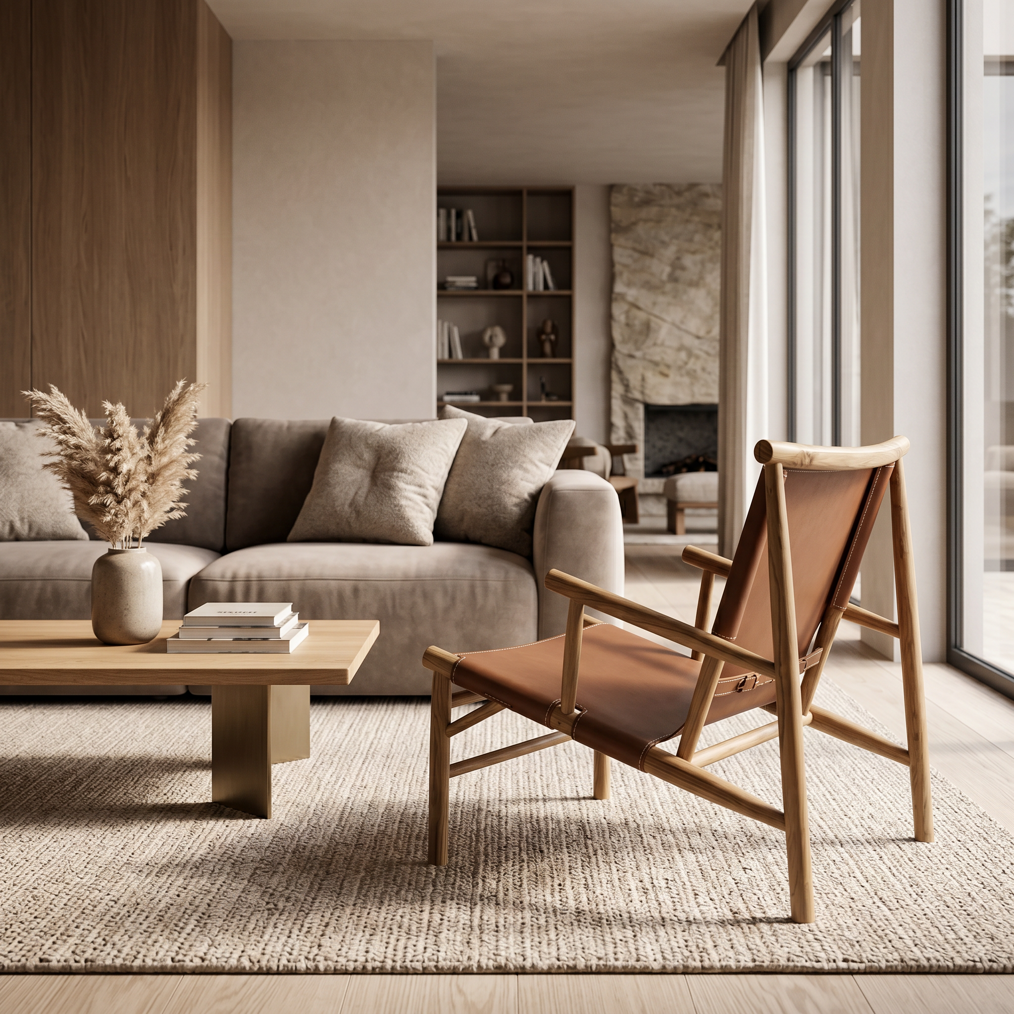 Scaun Cavett Wood Chair, 63 x 79 x 73 cm, Homedit