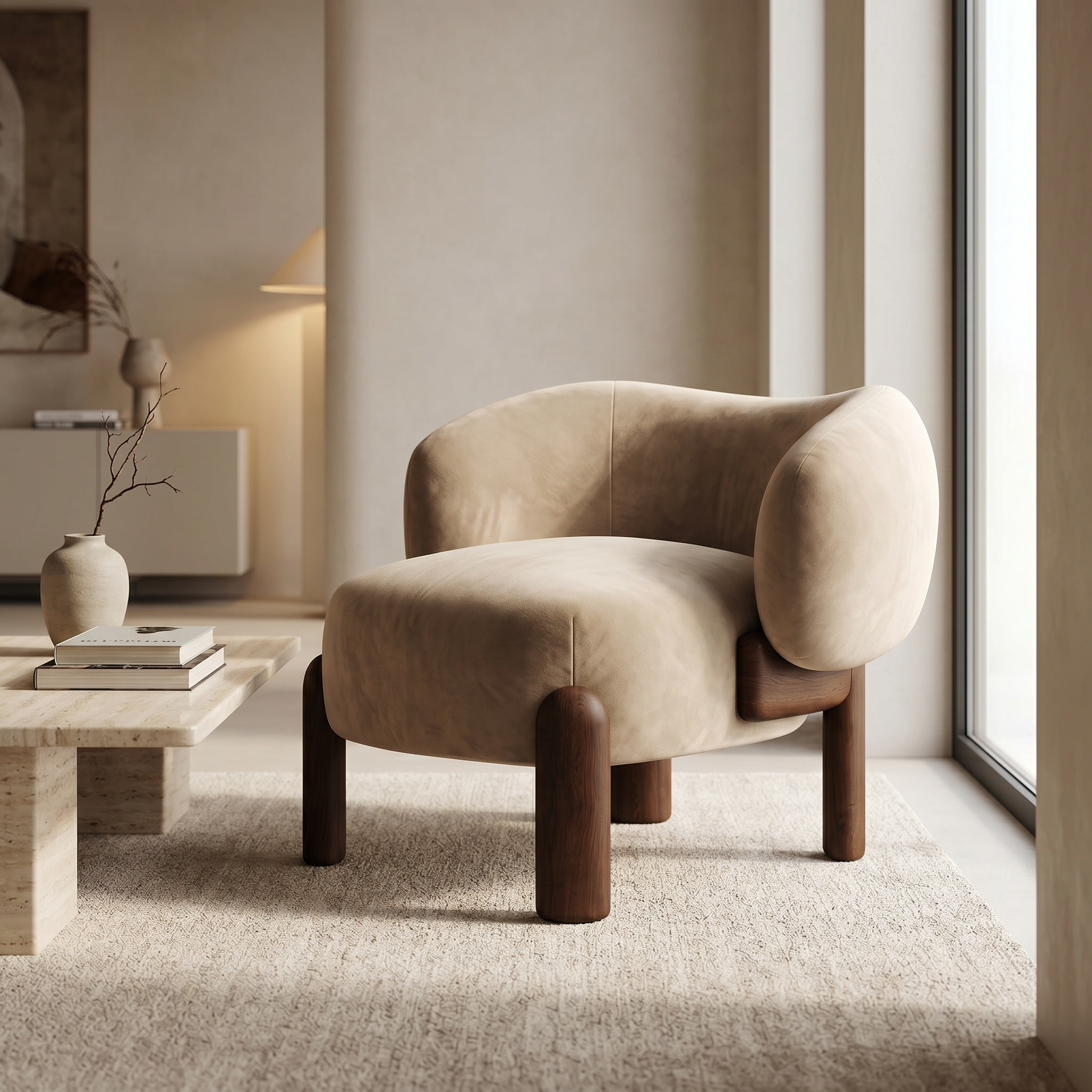 Scaun Premium Blanes Armchair, 79 x 66 x 72 cm, Homedit