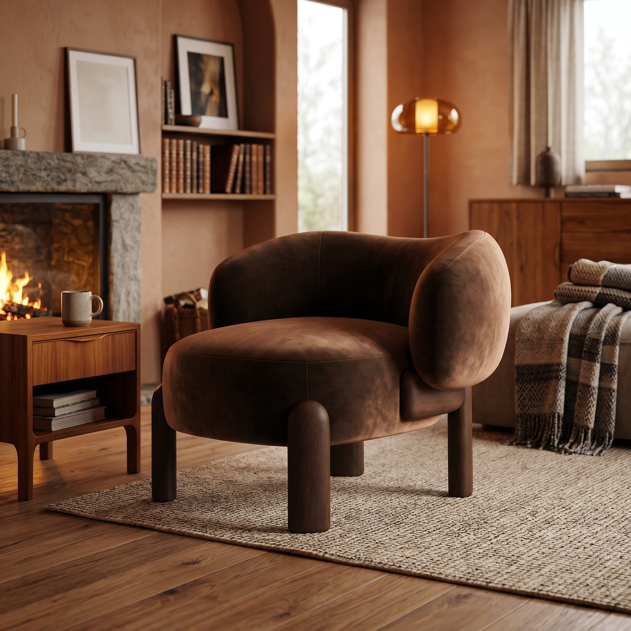 Scaun Premium Blanes Armchair, 79 x 66 x 72 cm, Homedit