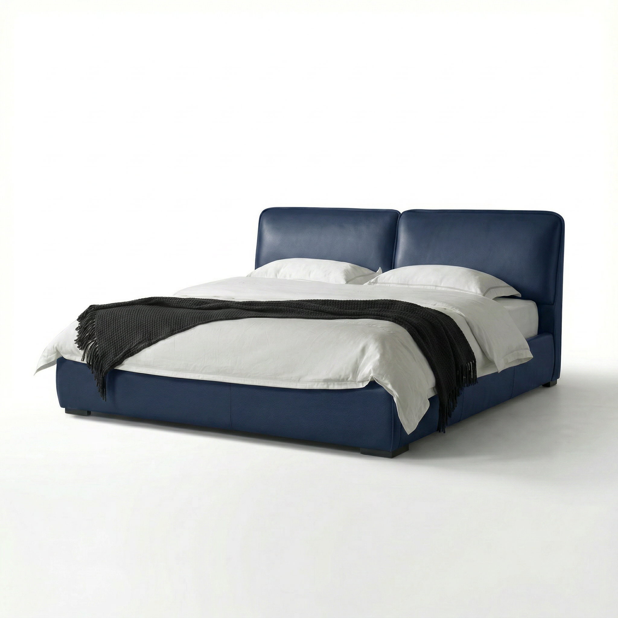 Pat din Piele Calder 180 x 200 cm, Homedit