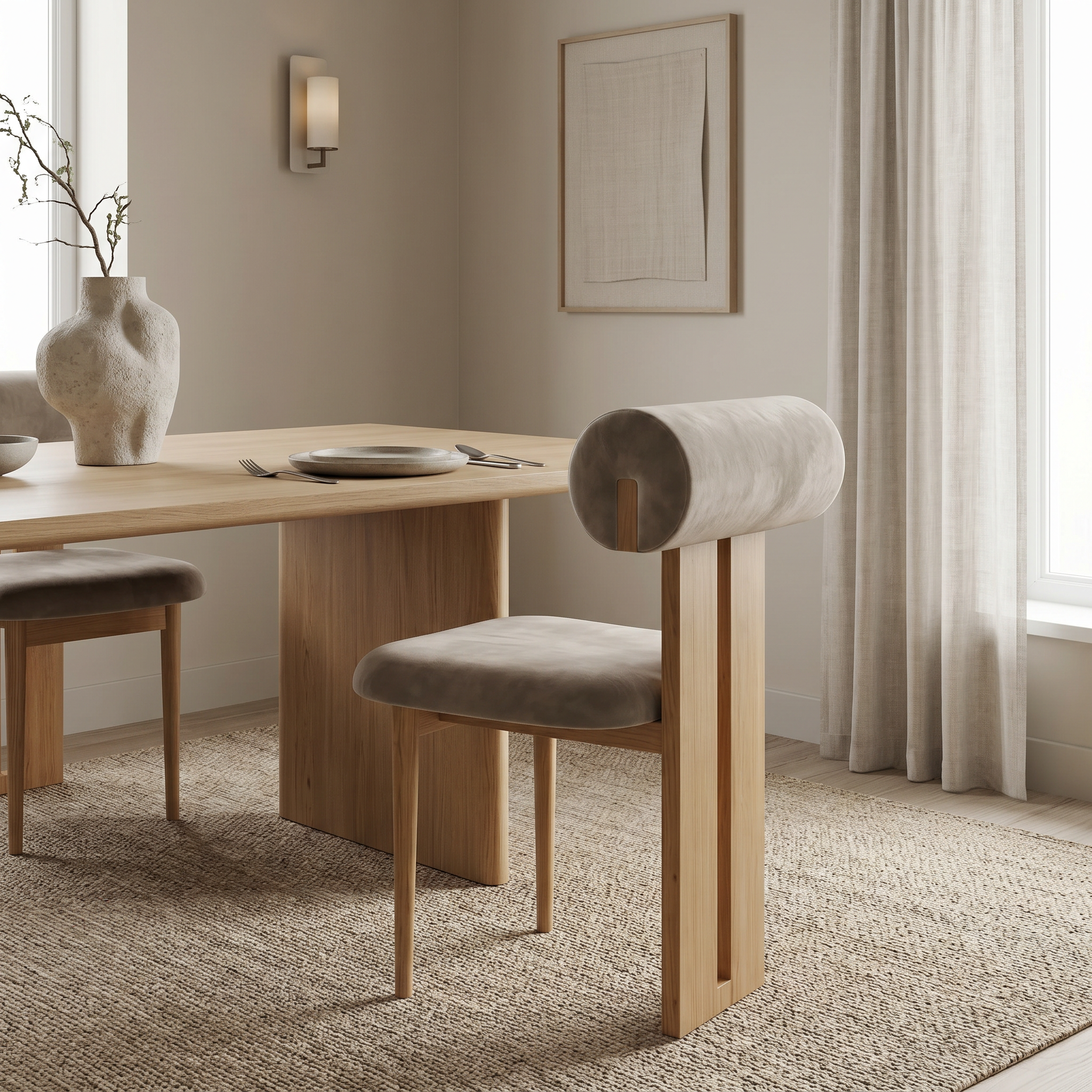 Scaun Premium Borras Chair, 47 x 58 x 80 cm, Homedit