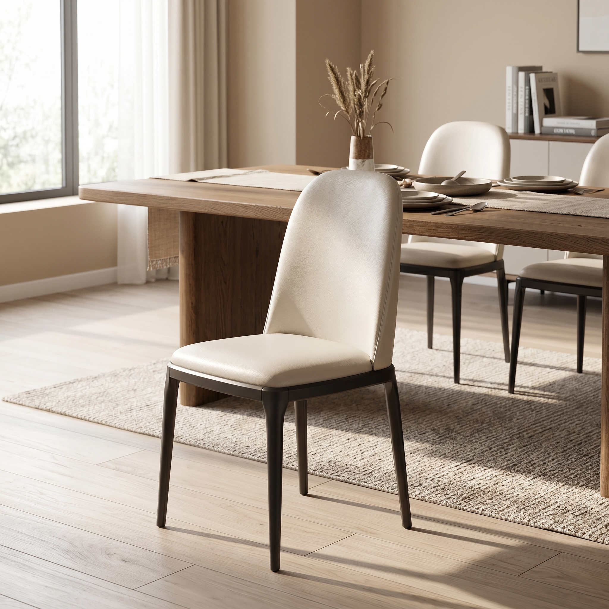 Scaun premium din lemn de frasin Flexi Form, Homedit