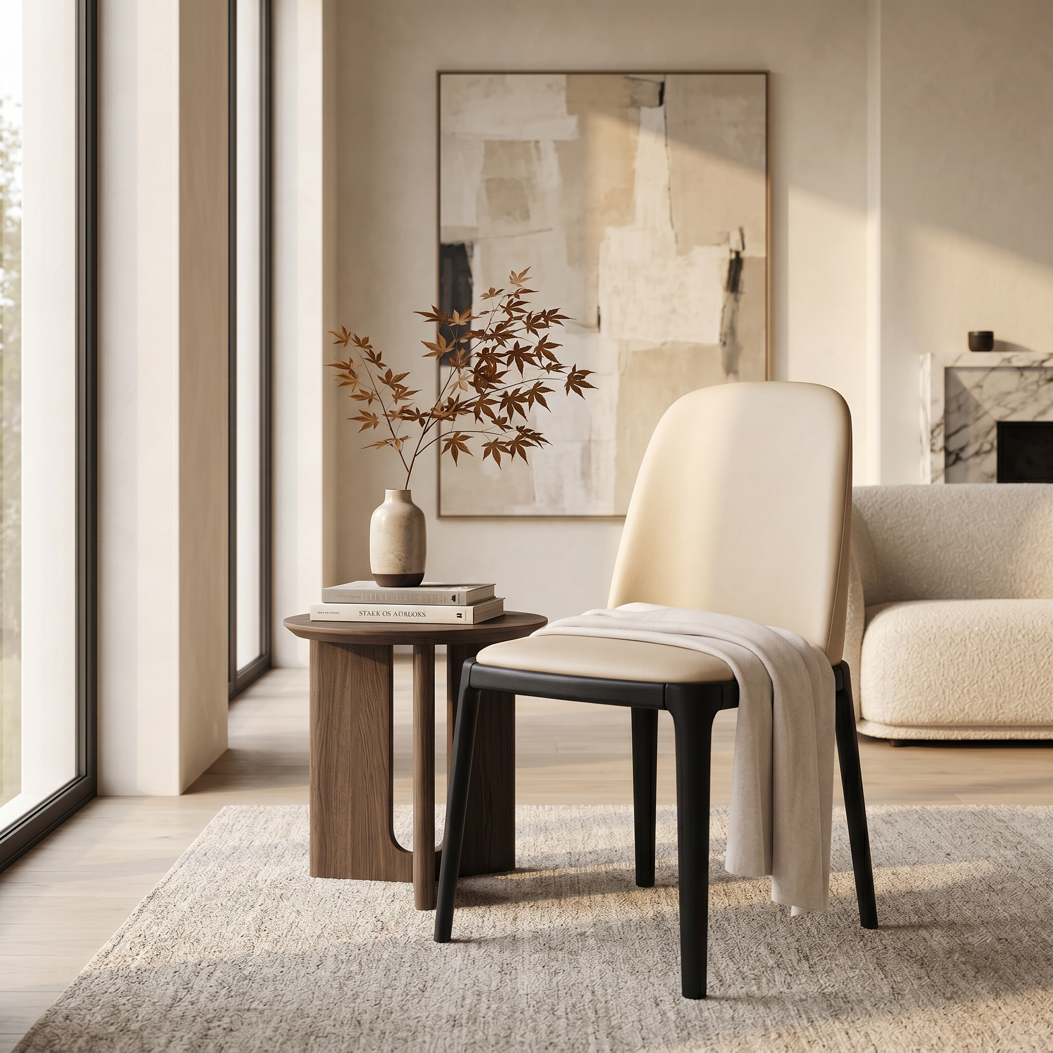Scaun premium din lemn de frasin Flexi Form, Homedit