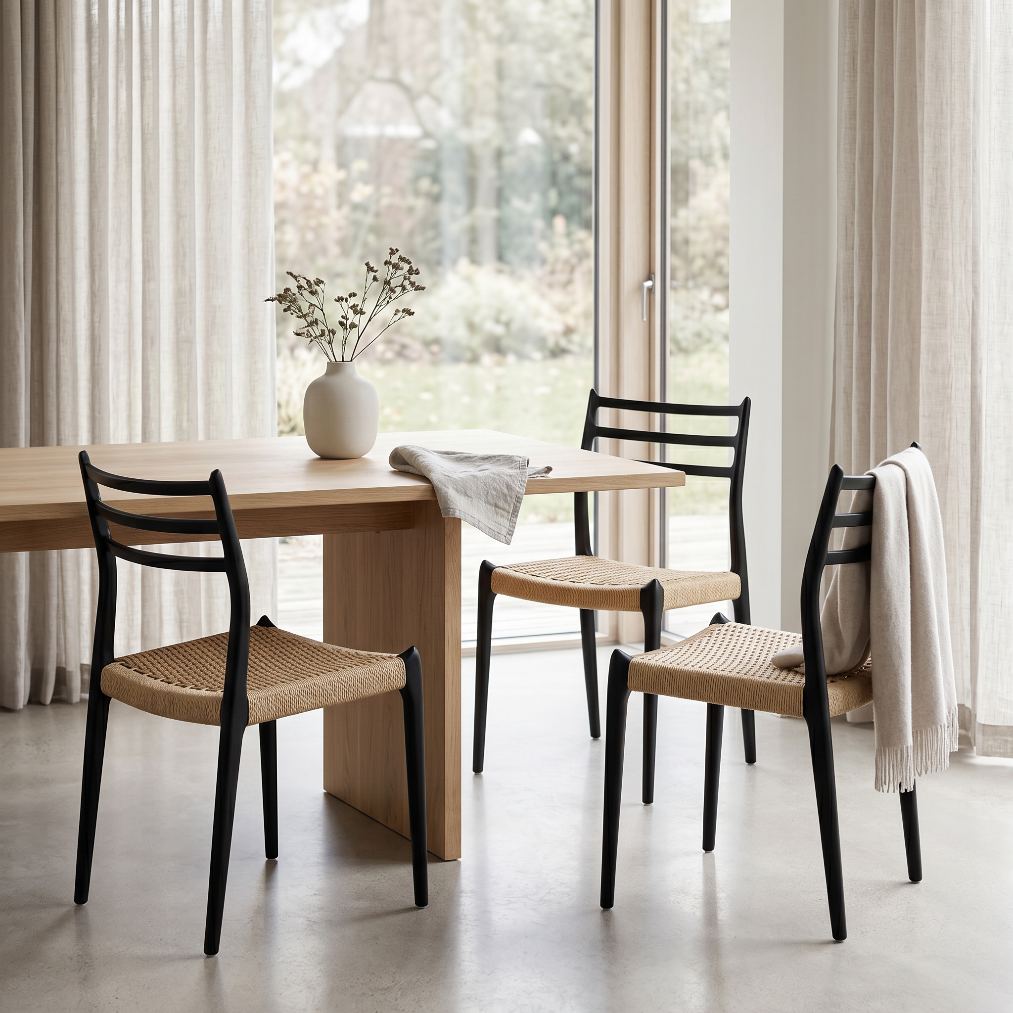 Scaun Lemn Masiv Premium Boho Chic, Homedit