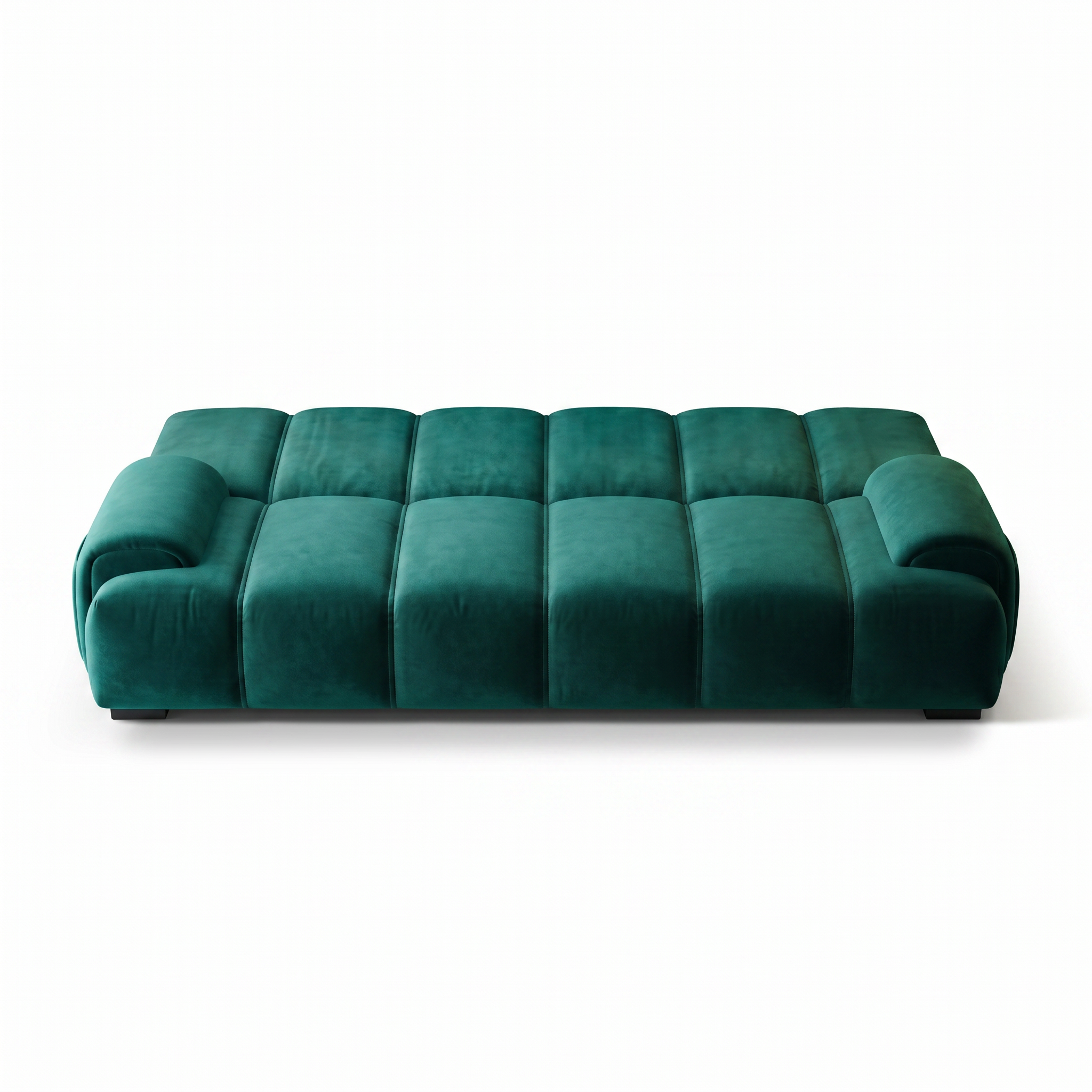 Canapea extensibila Dezine, din catifea, 200 cm x 140 cm, Homedit