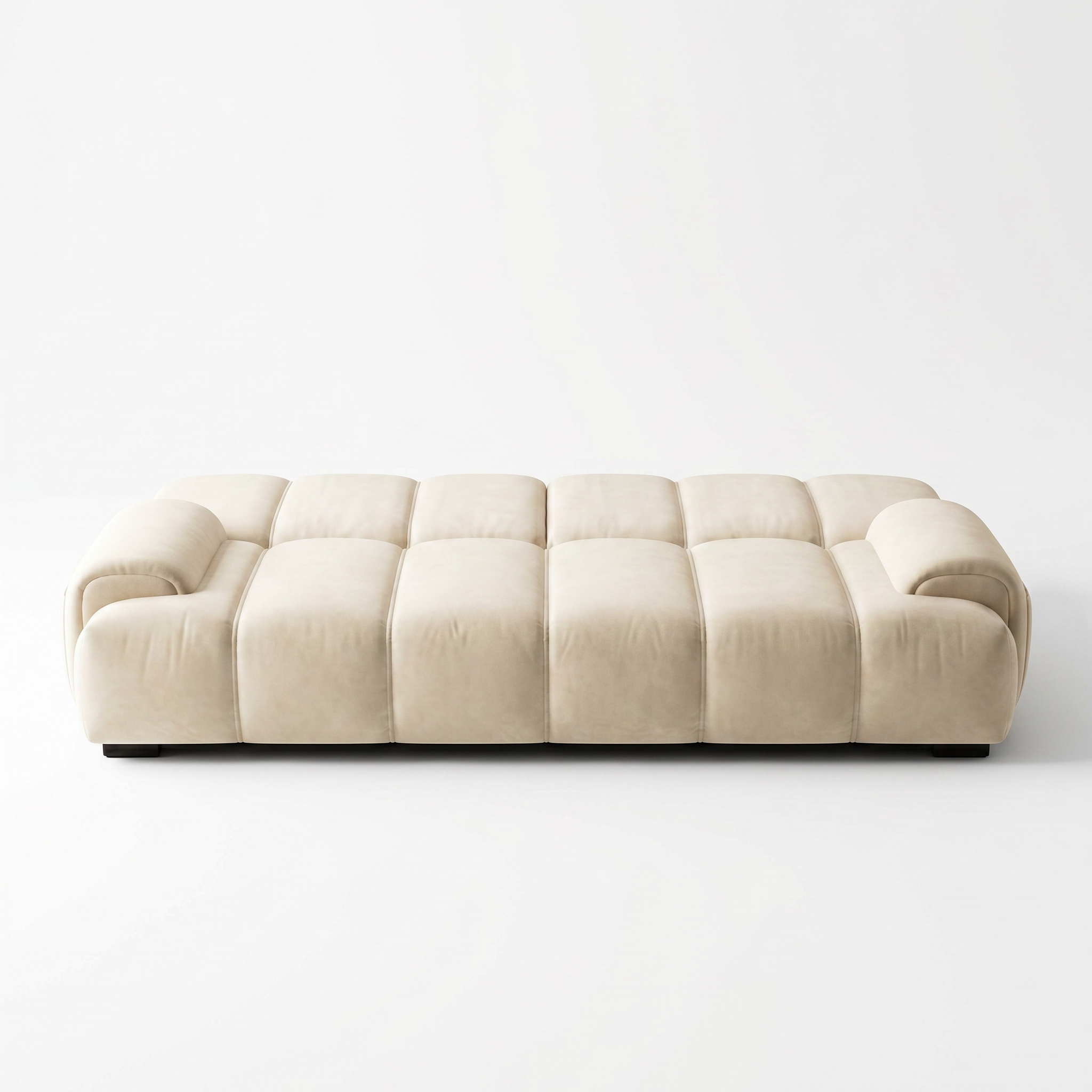 Canapea extensibila Dezine, din catifea, 200 cm x 140 cm, Homedit