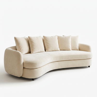 Canapea Piele Suedi, 260 x 105 x 65, Homedit