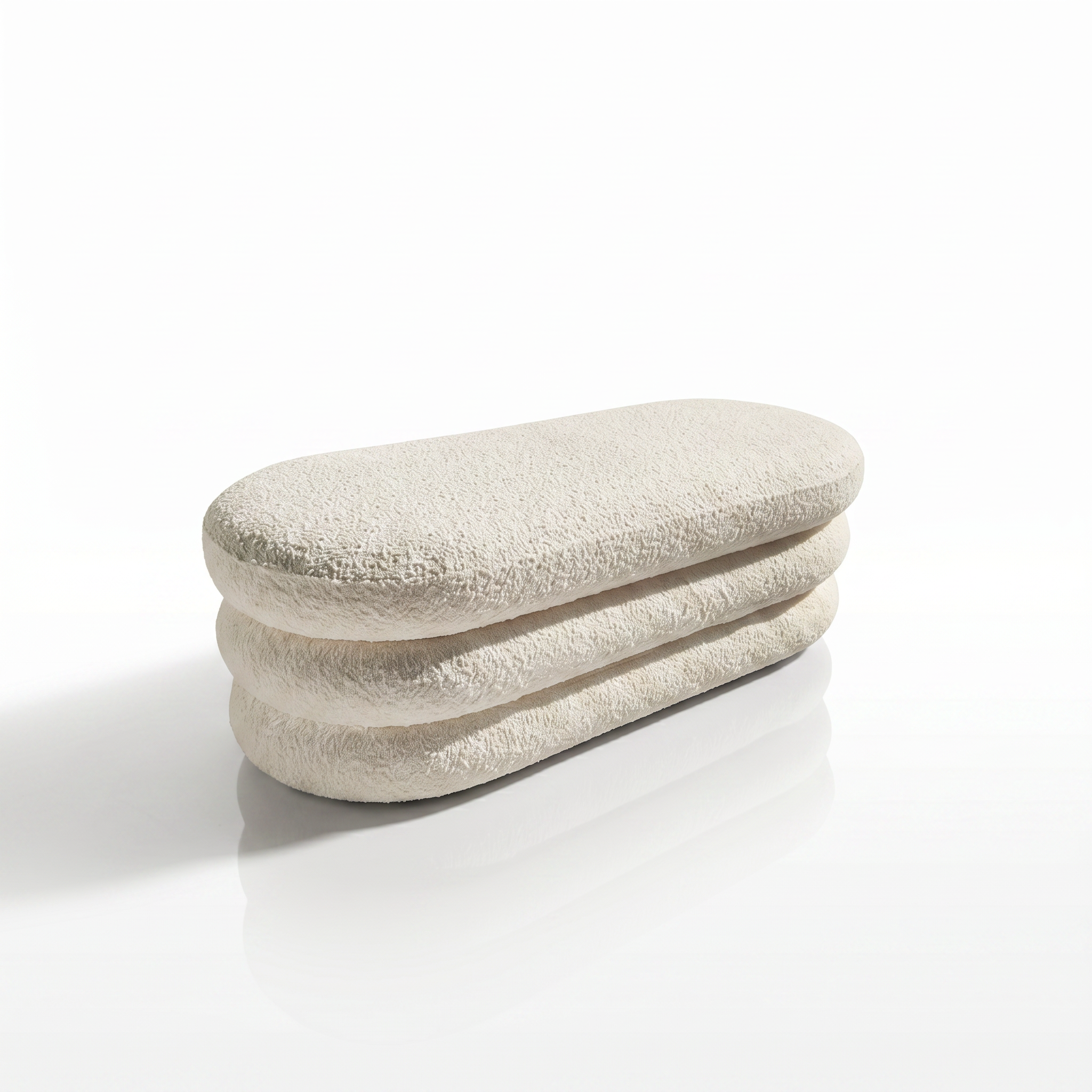 Banca Premium Nilla Boucle, 100 x 40 x 40 cm, Homedit