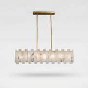 CANDELABRU DIN MARMURA NATURALA SI 3 TIPURI DE LUMINI, 95 x 30 x 63 cm, Zima Homedit