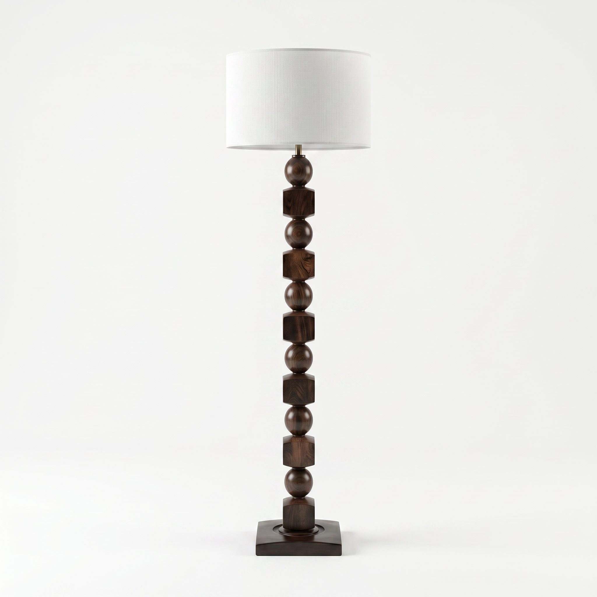 Lampadar Lemn Masiv Gryan, 45 x 155 cm, Homedit