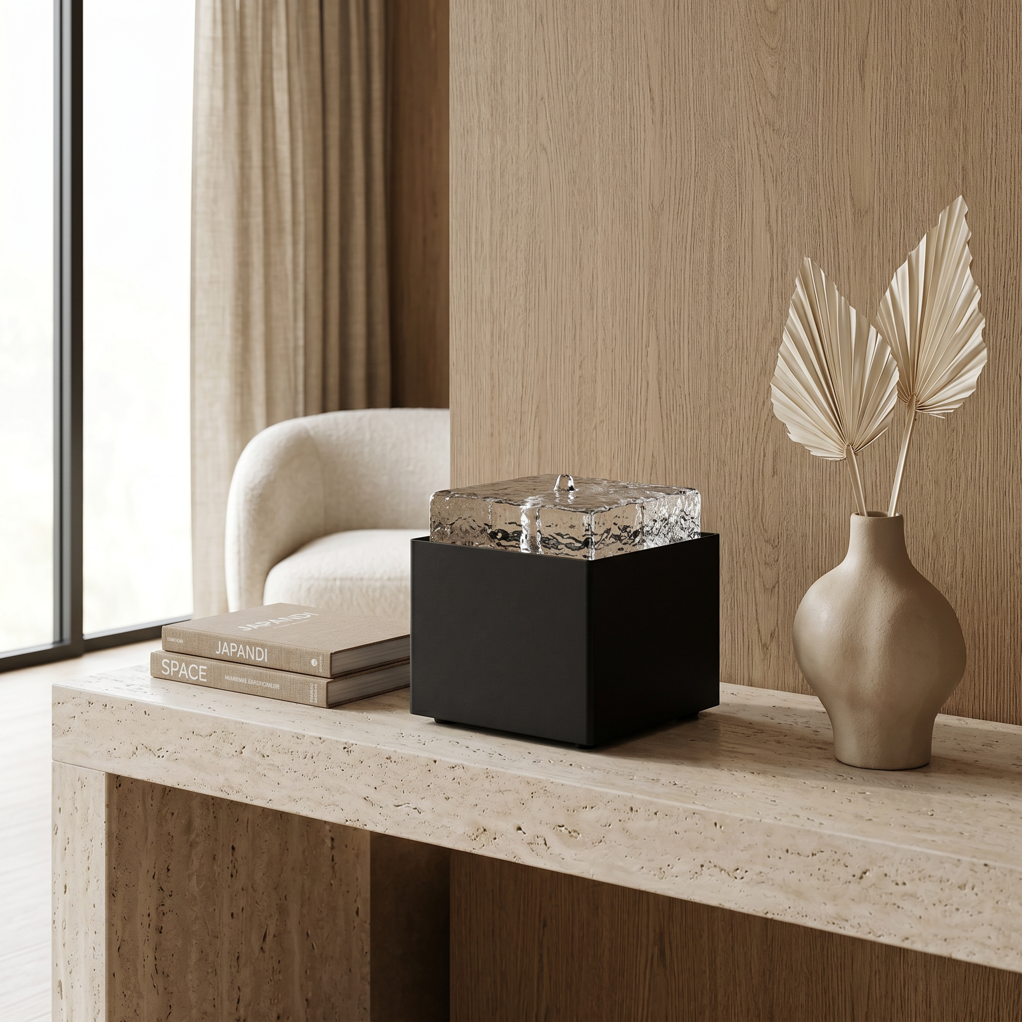 Fantana Decorativa cu Iluminare Ambientala Trevia, Homedit
