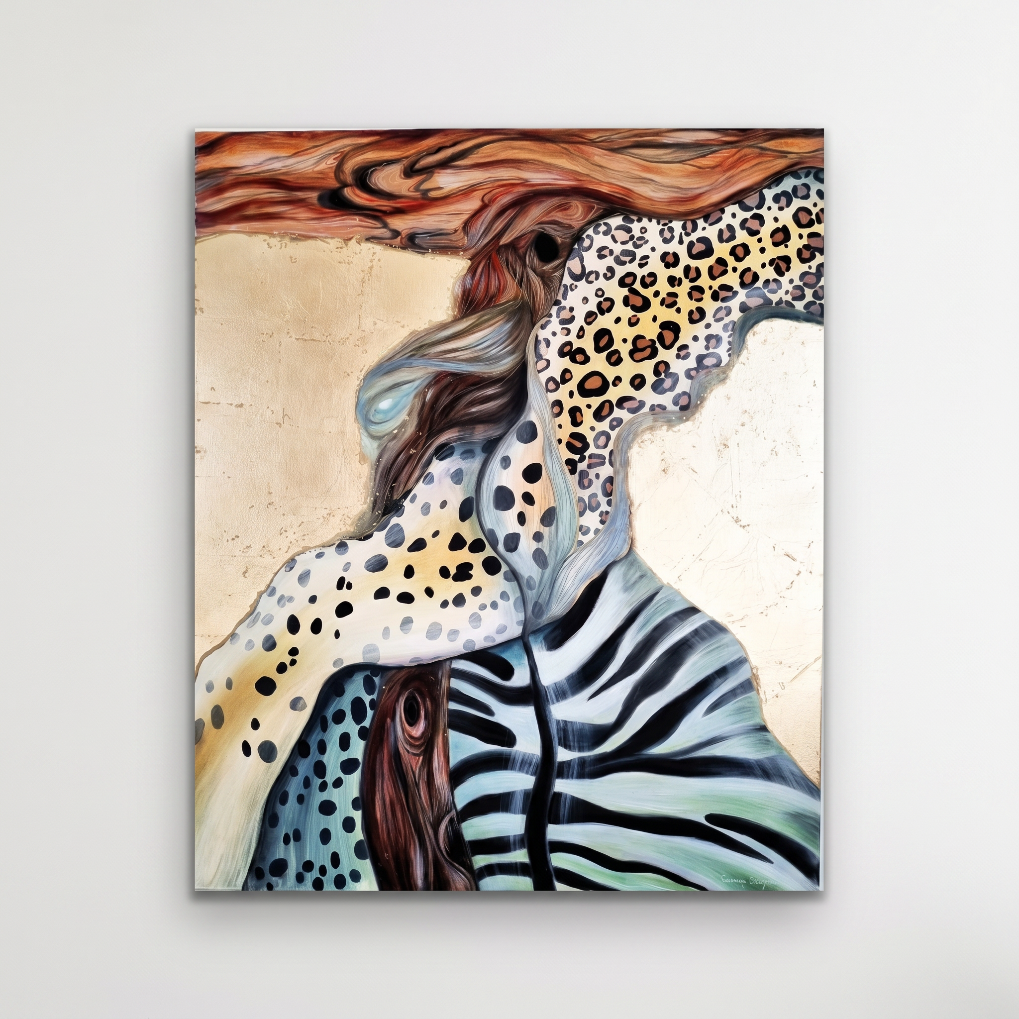 Elements Of Earth, Tablou 100 x 120 cm, Ulei Pe Panza, Homedit