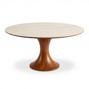 Masa extensibila cm lemn masiv Mystic, 150 x 90 x 75 cm, masa dining Homedit