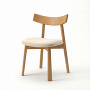 Scaun Premium Golian Light, Lemn Masiv si Catifea Bej, Homedit