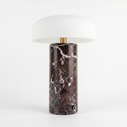 Lampa Prisma, marmura si sticla, 17 x 21 cm, Homedit