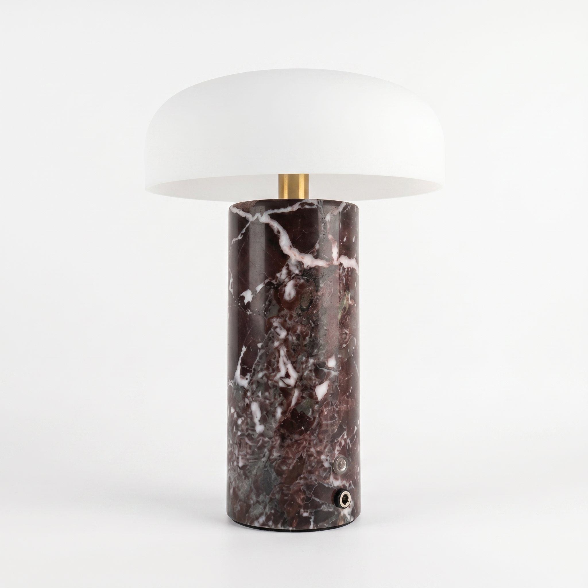 Lampa Prisma, marmura si sticla, 17 x 21 cm, Homedit