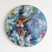 Marmade, Tablou 80 cm Diametru, Acrilic Pe Panza, Homedit