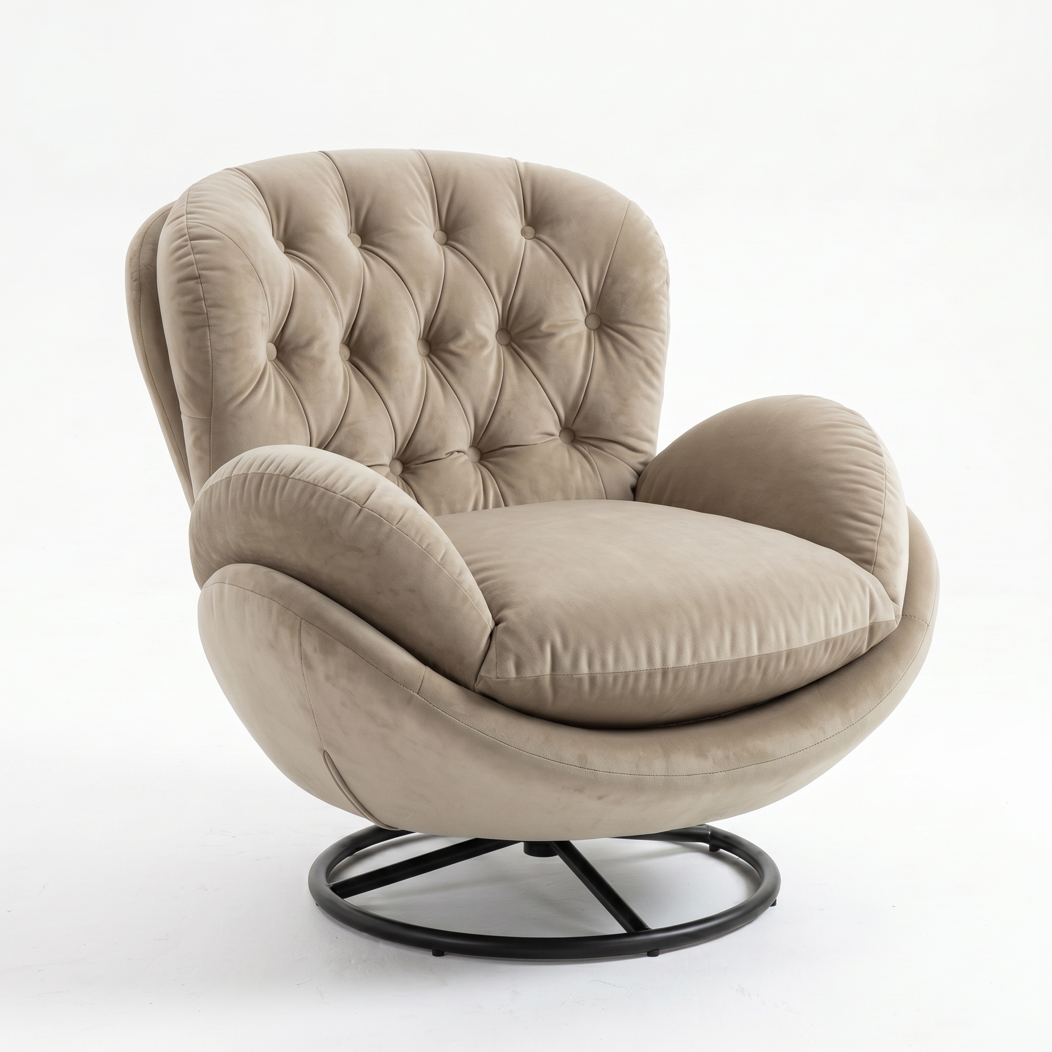 Fotoliu Premium Lounge Noble fara Taburet, 60 x 85 x 82 cm, Homedit