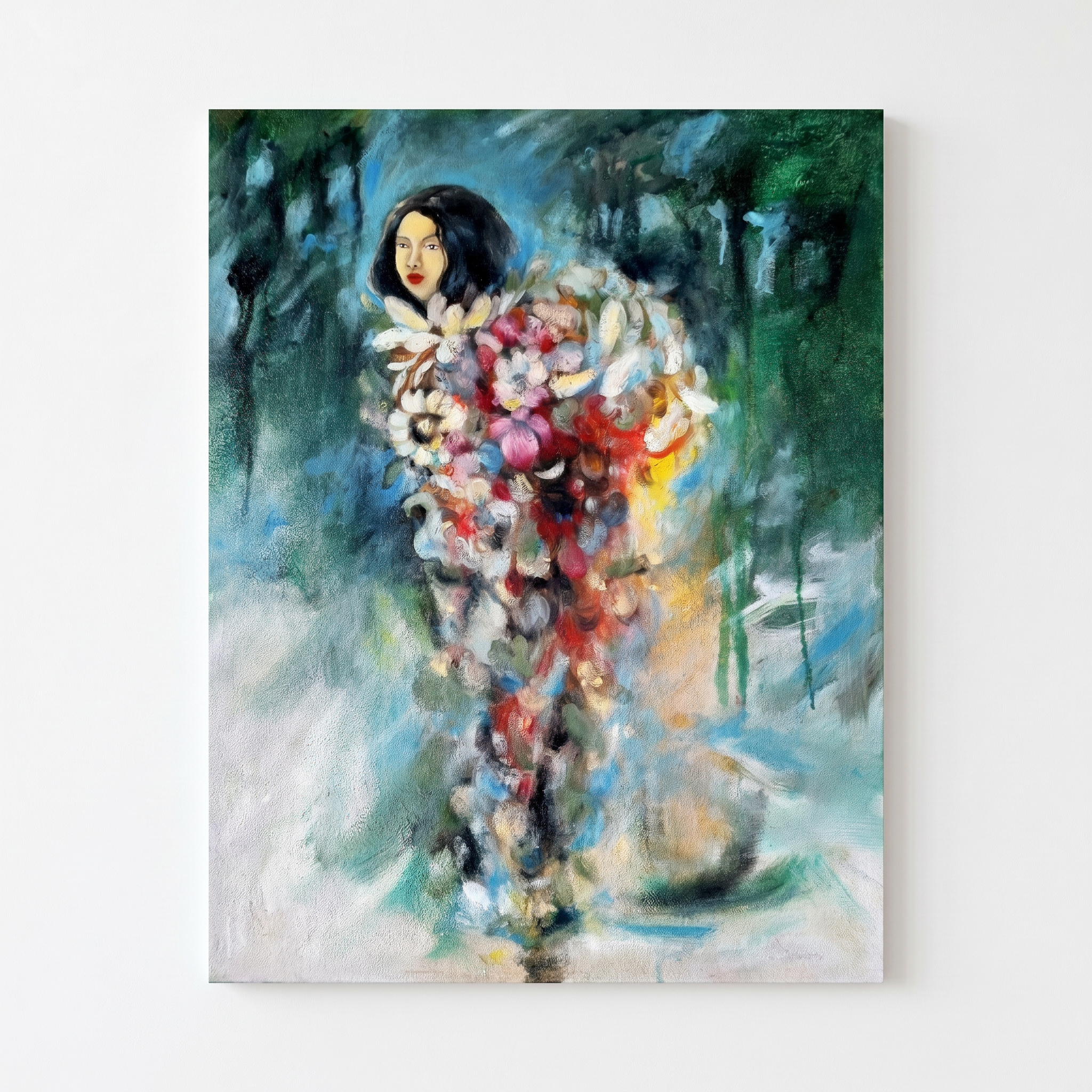 Padureanca, Tablou 50 x 70 cm, Ulei Pe Panza, Homedit