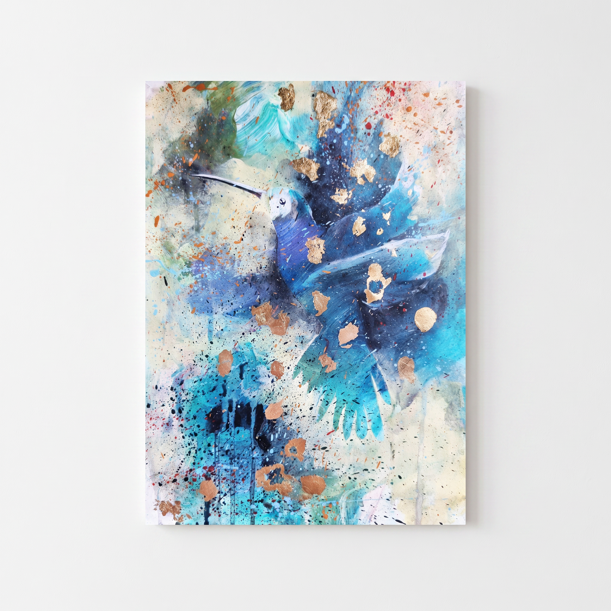 Pasare 1, Tablou 30 x 40 cm Acrilic, Homedit