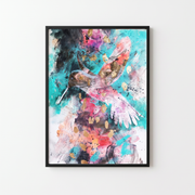 Pasare 2, Tablou 30 x 40 cm Acrilic, Homedit