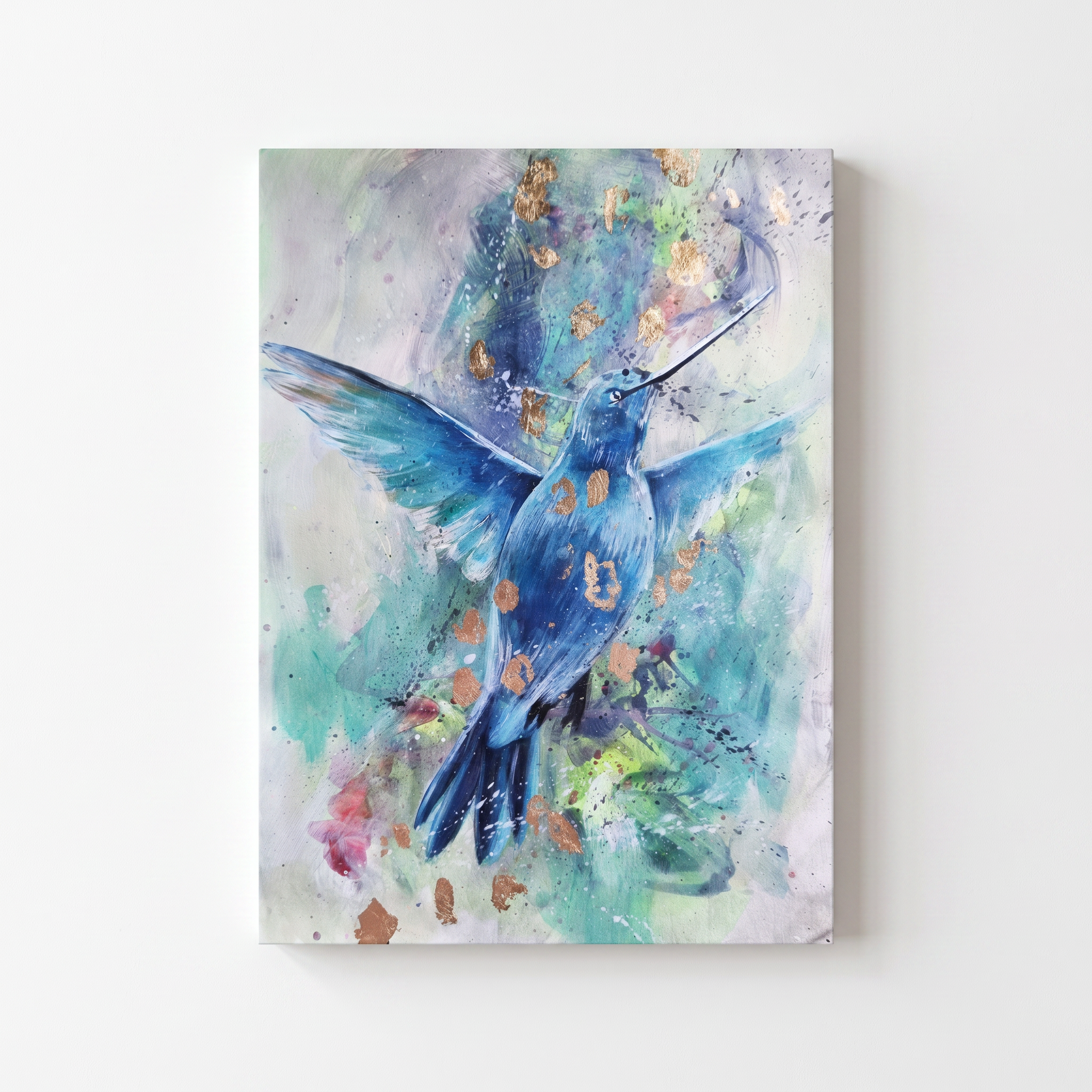 Pasare 3, Tablou 30 x 40 cm Acrilic, Homedit