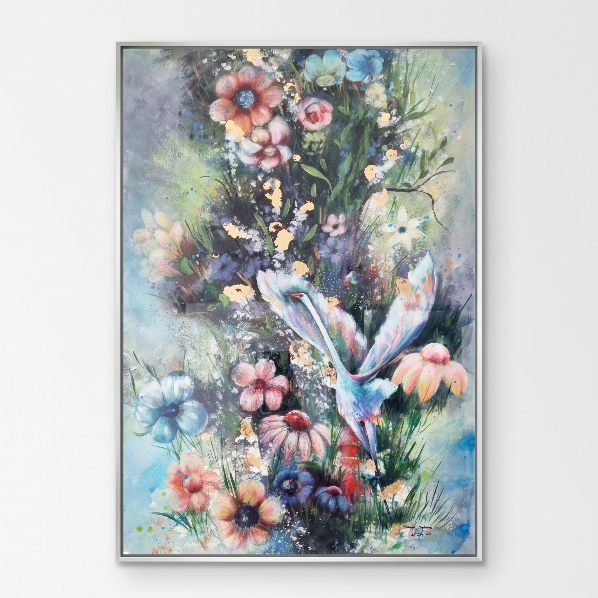 Pasarea Coco, Tablou 50 x 70 cm, Acrilic Inramat, Homedit