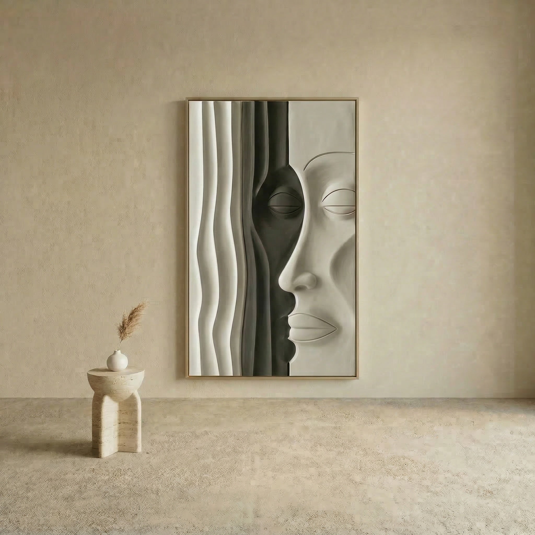 Tablou Texturat, 80 x 160 cm Silent Horizon, Homedit
