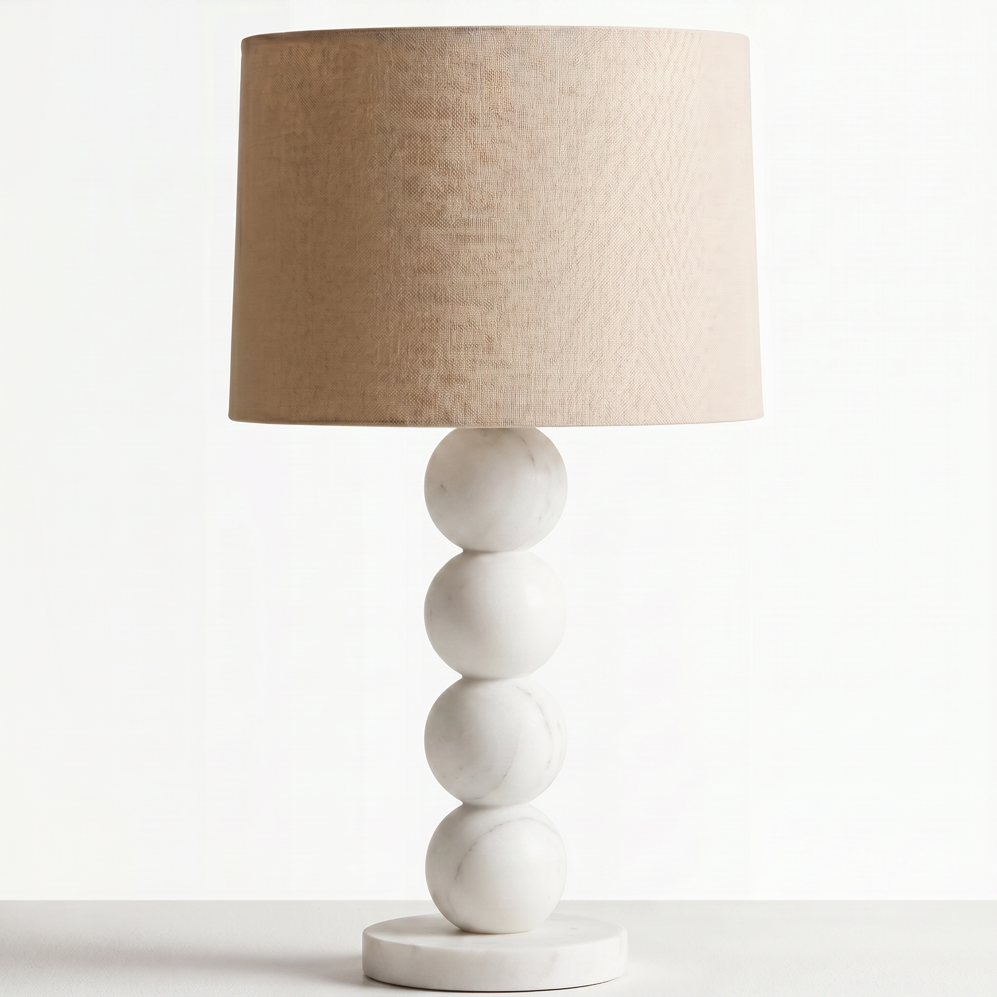 Lampa cu picior din marmura Potir, 30 x 57 cm, Homedit