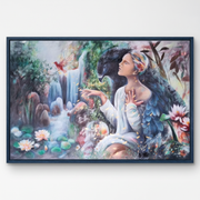 Rai, Tablou 150 x 100 cm, Ulei Pe Panza, Homedit