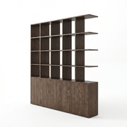 Biblioteca Noirwood, 200 x 30 x 200 cm, Homedit
