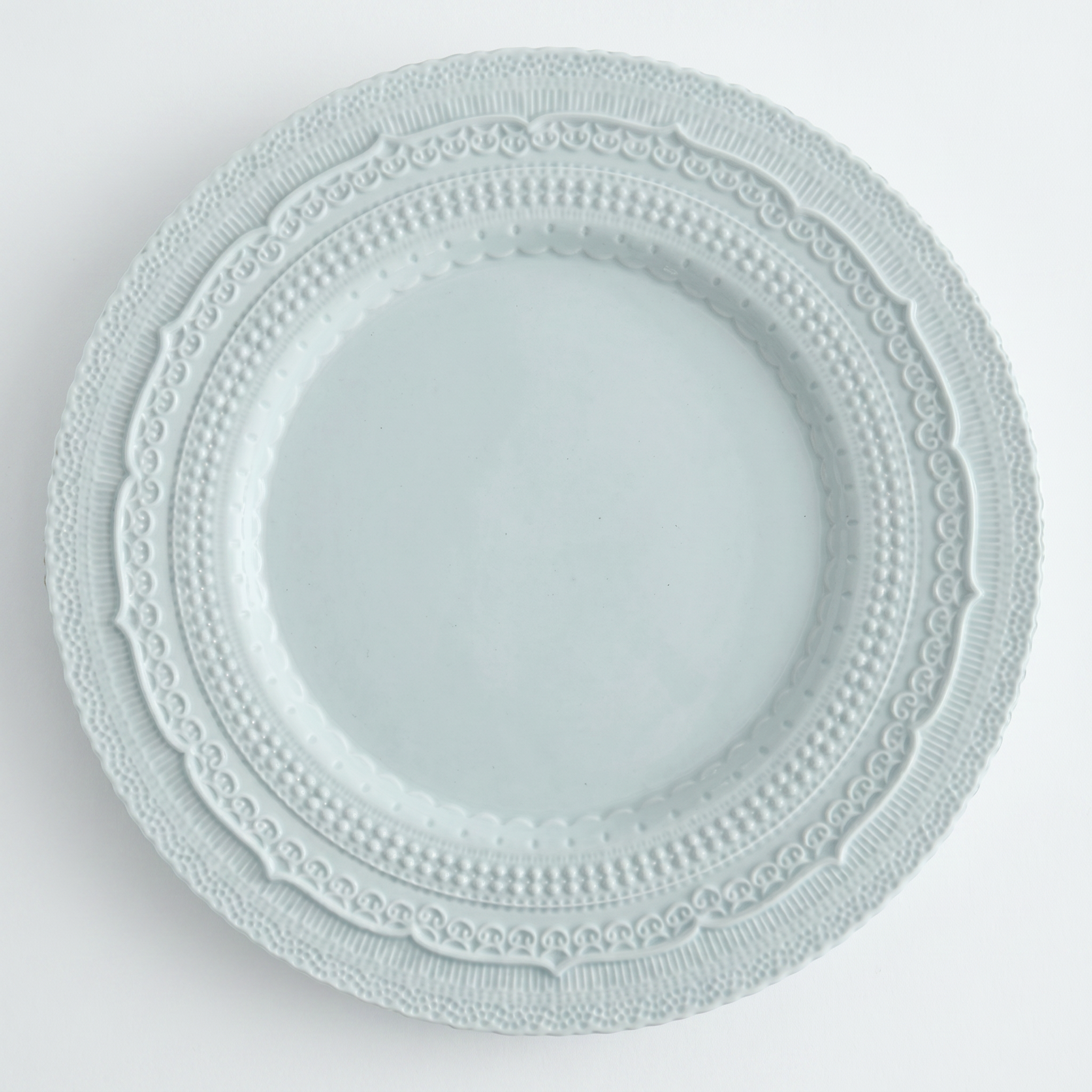 Farfurie ceramica Vintage Blush blue, Homedit
