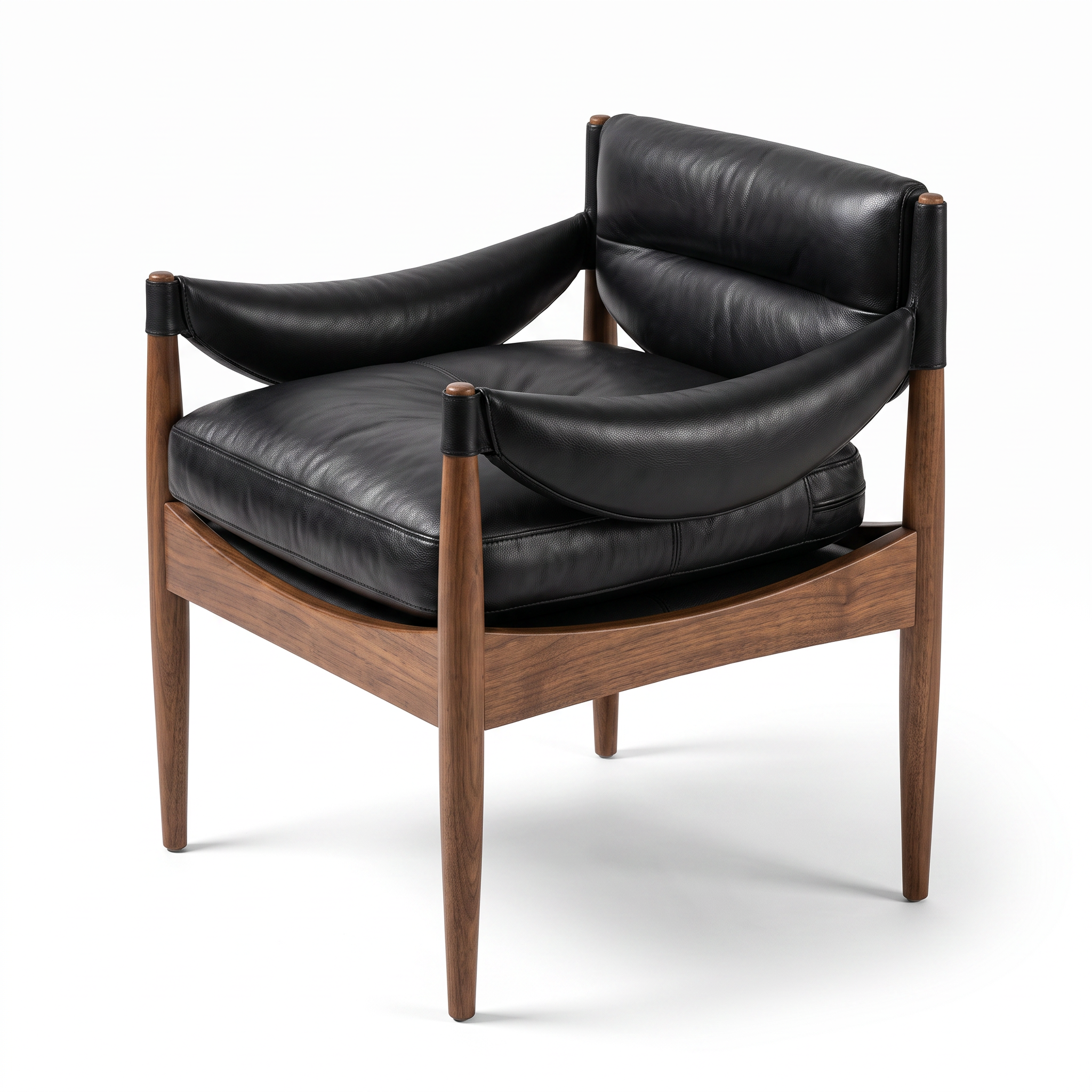 Scaun Piele Skov, 55 × 69 × 75 cm, Homedit