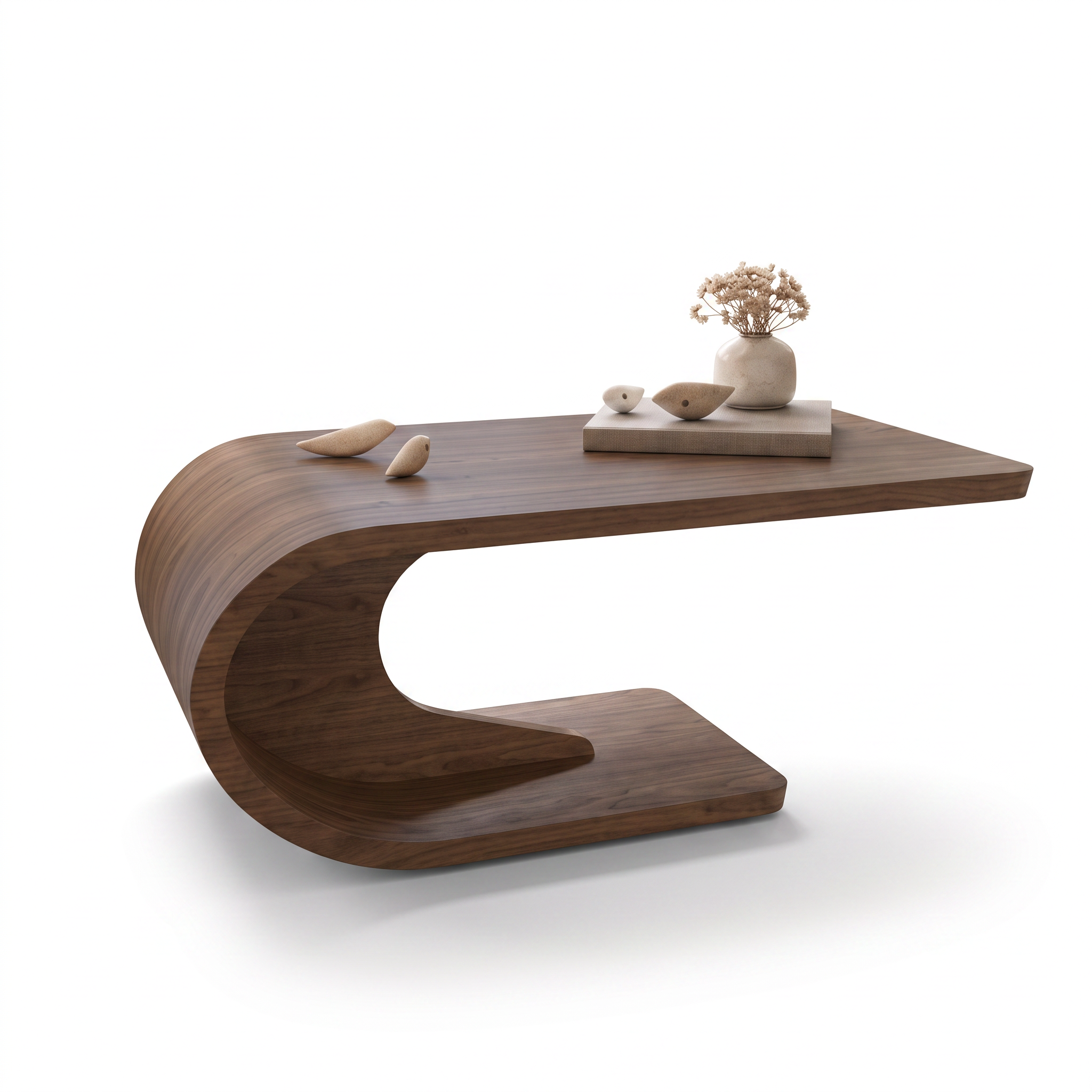 Masa Cafea Lemn Masiv Furniruit Vira, 100 × 60 × 42 cm, Fluid Homedit