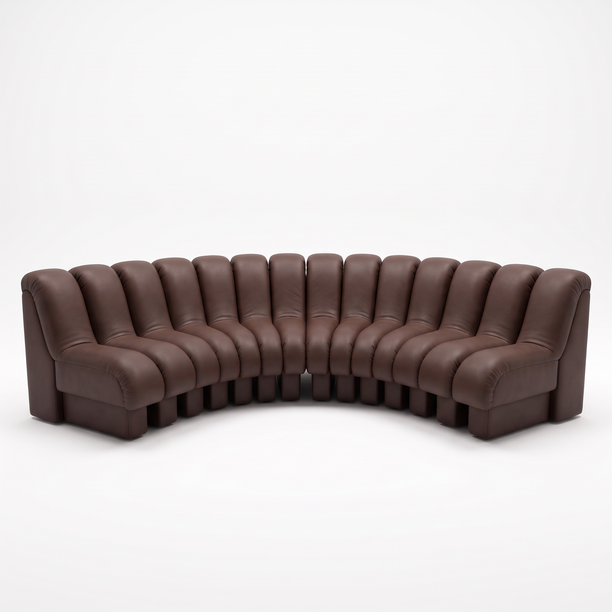 Canapea Wolla 316 cm, 12 module, Piele Tehnologica, Homedit